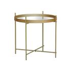 Mesa Lateral Sol Dourada D42cm