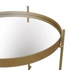 Mesa Lateral Sol Dourada D42cm