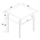 Mesa Lateral Soneca Preto