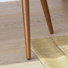 Mesa Lateral Sorelle 44cm Pés Palito Preto Tana Decor