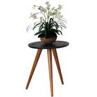 Mesa Lateral Sorelle 44cm Preto Fosco Bnn Decor