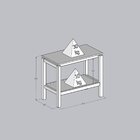 Mesa Lateral Tampo Em Mdf E Pés Em Madeira Maciça Linha Barce