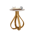 Mesa Lateral Tampo Mdf 45x62cm Inovare Nature/offwhite - Rede