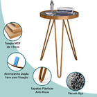 Mesa Lateral Tripé 501 - Cobre