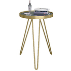 Mesa Lateral Tripé 501 - Dourado