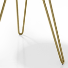 Mesa Lateral Tripé 501 - Dourado