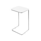 Mesa Lateral Ultraflex 40cm X 33cm X 68cm Branco/cinza