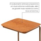 Mesa Lateral Ultraflex - Lf 5011 68x40x33 Cm Cinamomo/café