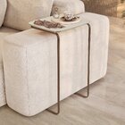 Mesa Lateral Ultraflex - Lf 5011 68x40x33 Cm Off White/café