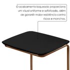 Mesa Lateral Ultraflex - Lf 5011 68x40x33 Cm Preto/café