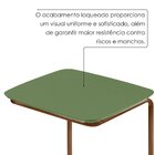 Mesa Lateral Ultraflex - Lf 5011 68x40x33 Cm Verde Lazza/café
