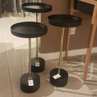 Mesa Lateral Valentin Baixa  Preto