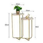 Mesa Lateral Veneza Dourada 300 X 650mm (6001off/off/d)