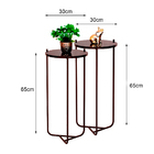 Mesa Lateral Veneza Preta 65cm (6033p/p/p)