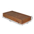 Mesa Lateral Versatti Rustic Yescasa Nogueira