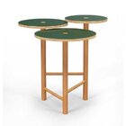 Mesa Lateral Vitória Régia Espresso Móveis Verde/marrom