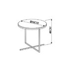 Mesa Lateral Volpi Media Artesano Preto