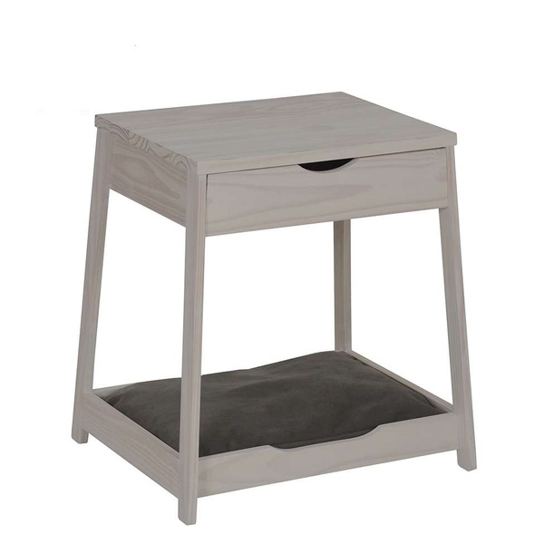 Mesa Lateral Woof Para Pet 1 Gv Branca