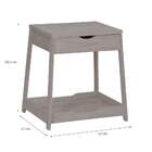 Mesa Lateral Woof Para Pet 1 Gv Branca