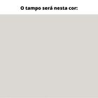 Mesa Lateral Zurique Univ 45 Cm Tampo De Madeira Vidro Colado