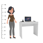 Mesa Liberdade Benfácil - Branco