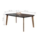 Mesa Liverpool 1,70 X 0,90 Oblongo Grafite