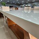 Mesa Lottus 220x110 Mdf/vidro Bom Pastor