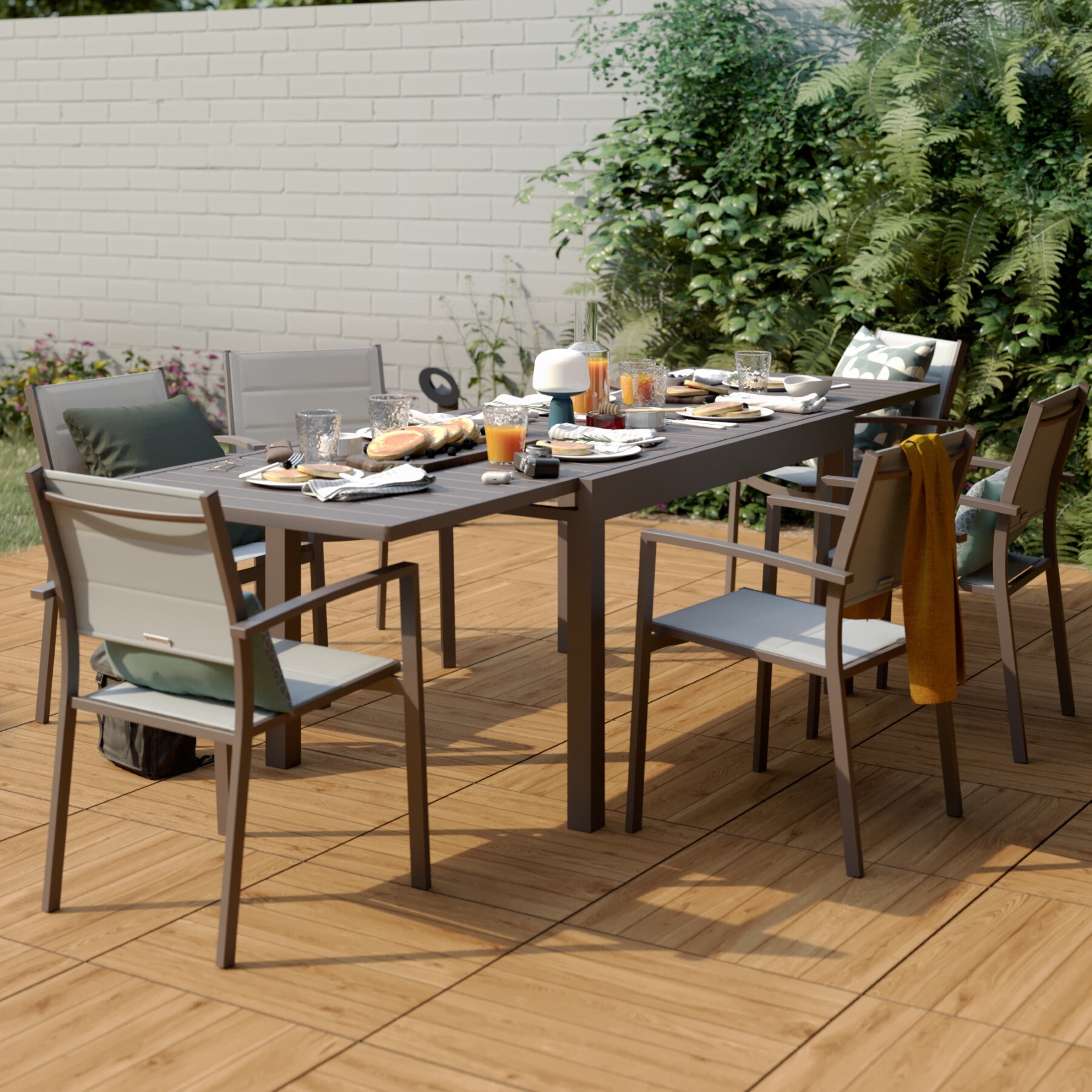 Mesa Extensível para Jardim 6 a 10 Lugares Lyra II Naterial