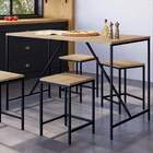 Mesa Macadamia/preto M.com