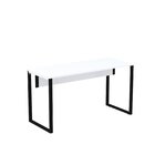 Mesa Madeira 120 X 60cmm120/60p25tub Branco/preto