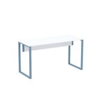 Mesa Madeira 1340x600mm M134/60p25tub Branco/azul Dali