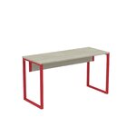 Mesa Madeira 134cm X 60cm M134/60p25 Nogueira/vermelho