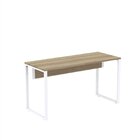 Mesa Madeira 134x60cm M134/60p25tub Natural/branco