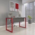 Mesa Madeira 1500x600mm M150/60p25tub Grafito/vermelho