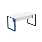 Mesa Madeira 1500x700mm M150/70p25tub Branco/azul Delrei