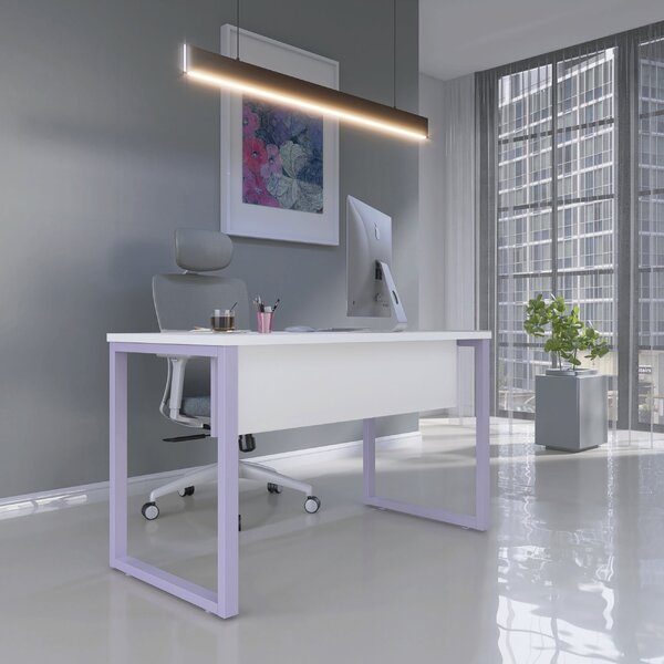 Mesa Madeira 1500x700mm M150/70p25tub Branco/lilas