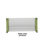 Mesa Madeira 1500x700mm M150/70p25tub Branco/verde Miró