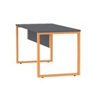 Mesa Madeira 1500x700mm M150/70p25tub Grafito/laranja Picasso