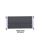 Mesa Madeira 1500x700mm M150/70p25tub Grafito/lilas