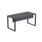 Mesa Madeira 1500x700mm M150/70p25tub Grafito/preto