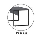 Mesa Madeira 1500x700mm M150/70p25tub Grafito/preto