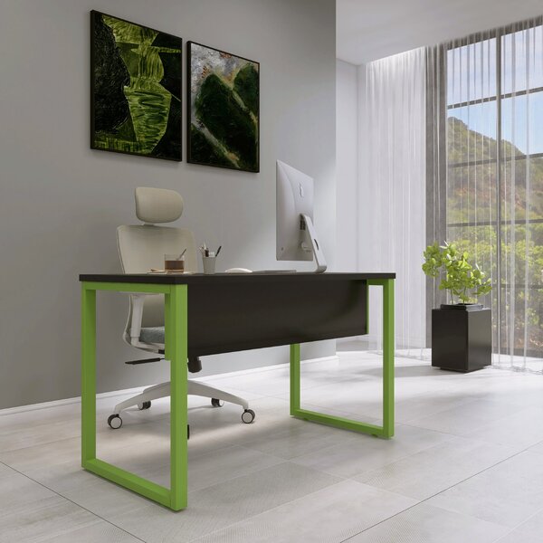 Mesa Madeira 1500x700mm M150/70p25tub Preto/verde Miró