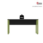 Mesa Madeira 1500x700mm M150/70p25tub Preto/verde Miró