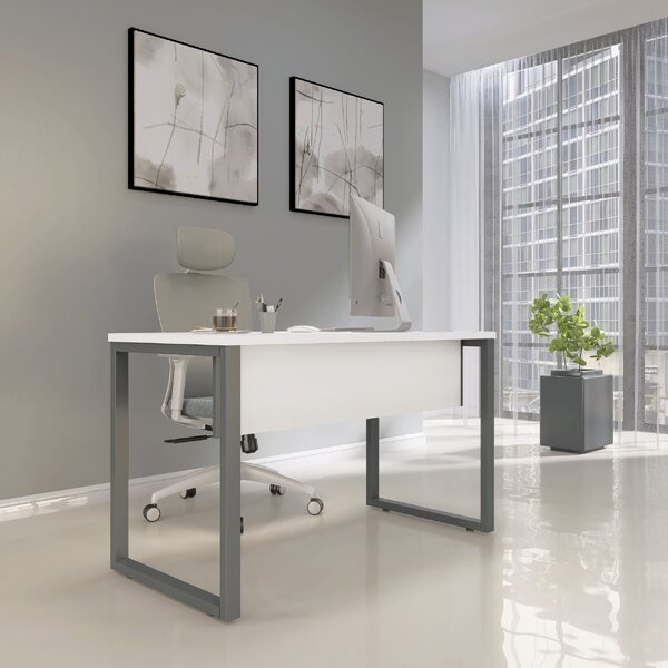 Mesa Madeira 150 X 70cm M150/70p25tub Branco/grafito