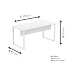 Mesa Madeira 1700x700mm M1700/700p25tub Branco