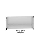 Mesa Madeira 1700x700mm M1700/700p25tub Branco/cinza
