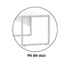 Mesa Madeira 1700x700mm M1700/700p25tub Branco/cinza