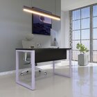 Mesa Madeira 1700x700mm M1700/700p25tub Preto/lilás