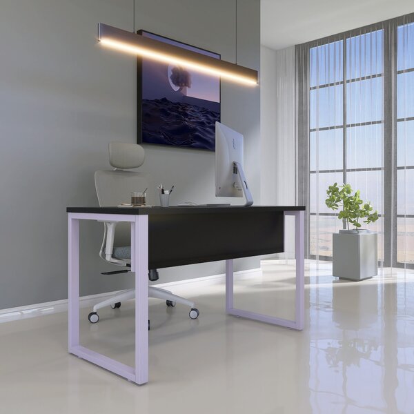 Mesa Madeira 1700x700mm M1700/700p25tub Preto/lilás