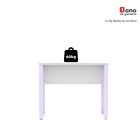 Mesa Madeira 900x600mm M90/60p25tub Branco/lilas